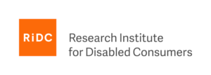 logo of the research institute for disabled consumers