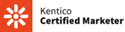 Kentico Certified Marketer logo