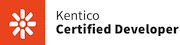Kentico Certified Developer logo